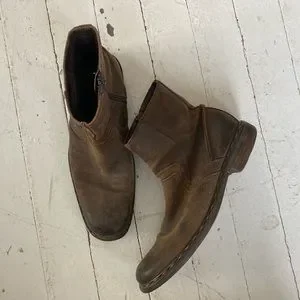 Rj Colt | Shoes | Rj Colt Brown Leather Zip Boot | Poshmark display picture 3